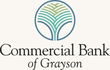 The Commercial Bank of Grayson Logo