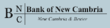 Bank of New Cambria Logo