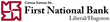 First National Bank of Liberal Logo