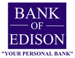 The Bank of Edison Logo